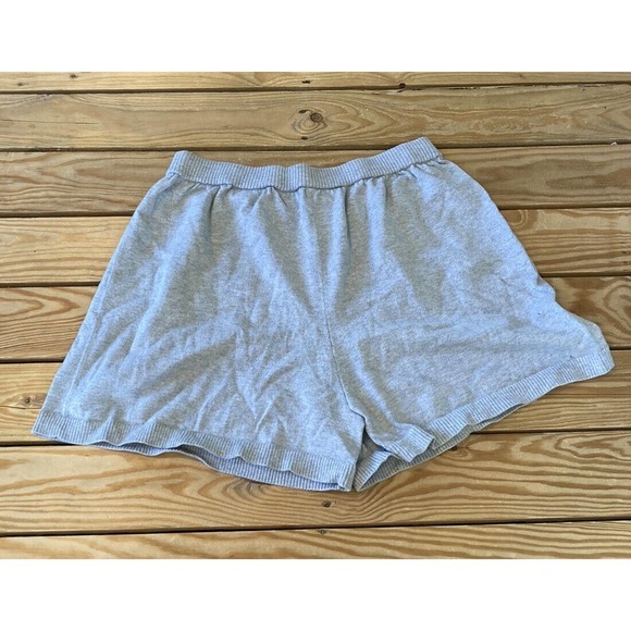 J Crew Knit Lounge Shorts Size Medium Women’s Grey - Picture 2 of 8